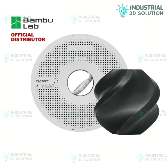 Bambu Lab TPU 95A HF Black – High-Speed Flexible 3D Printing Filament 1.75mm (Reusable Spool)