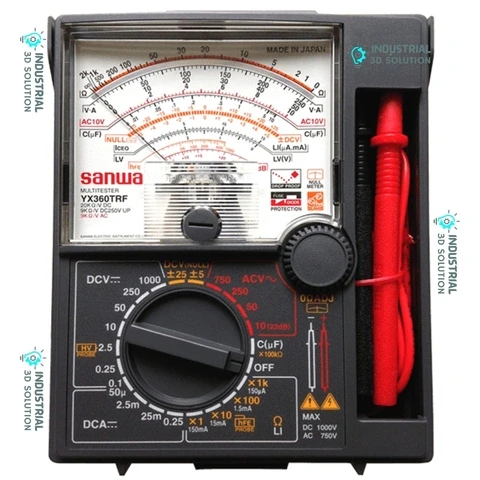 SANWA YX-360TR Analog Multimeter – High-Accuracy Voltage, Current & Resistance Tester for Electrical, Electronics & Industrial Use