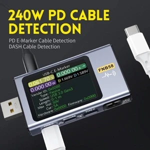 FNIRSI PowerScope FNB58 – Smart USB Fast Charge & Voltage Current Tester with OLED Display & Data Logging