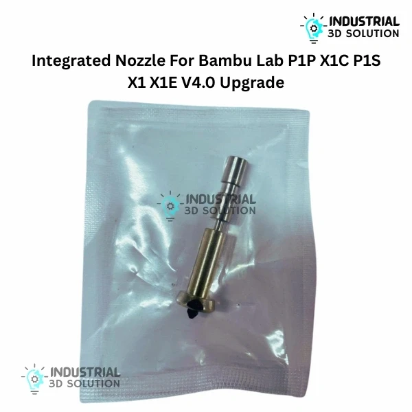 BeeLayers V4.0 Upgrade Hotend with Integrated Hardened Steel Nozzle for Bambu Lab X1, X1C, X1E, P1P, and P1S 3D Printers.