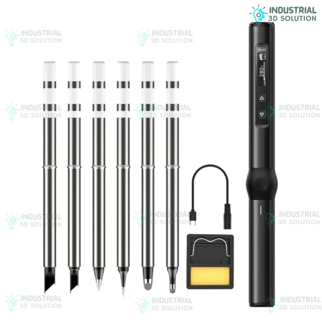 FNIRSI HS-01 Plus Intelligent Soldering Iron 65W PD Fast Heating USB Type-C