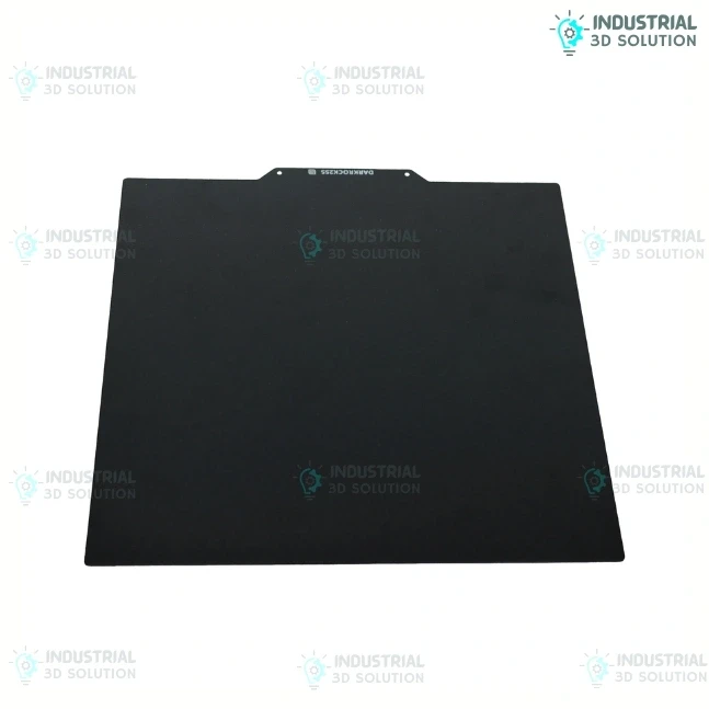 BeeLayers 355×355mm Black Cold Build Plate – Low-Temperature Spring Steel Sheet for Large-Format 3D Printers