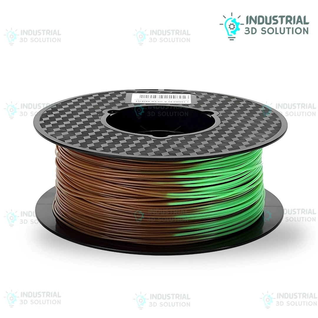 Beelayers Temperature Color Changing PLA Brown to Green Filament 1.75mm.
