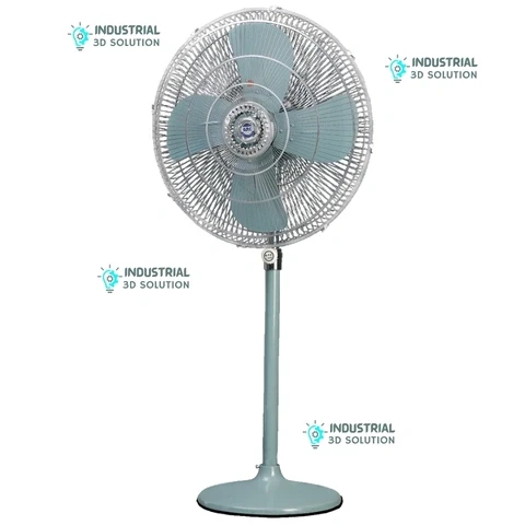 GFC Standard 24-Inch Industrial Pedestal Fan | High-Velocity Heavy-Duty Cooling Fan for Factory, Warehouse & Commercial Use
