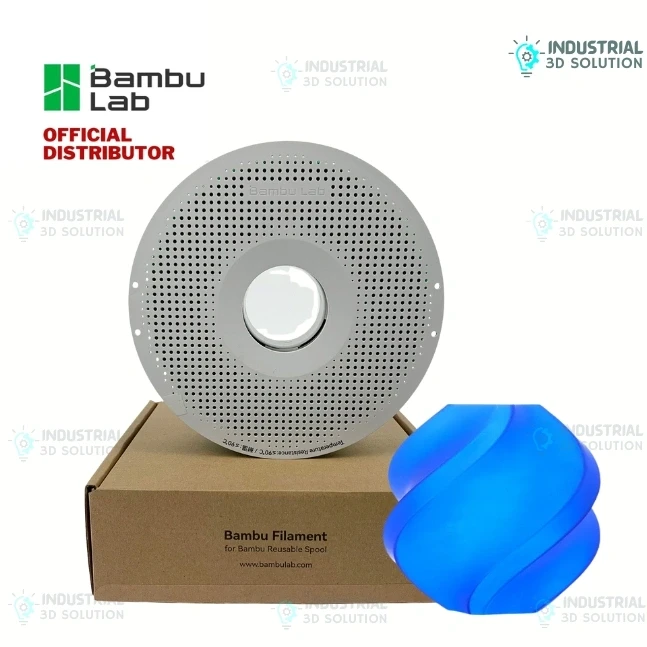 Bambu Lab PLA Translucent Blue 3D Printing Filament 1.75mm (13611)