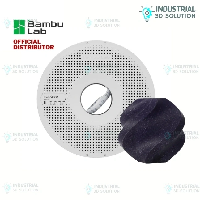 Bambu Lab PLA Sparkle – Royal Purple 3D Printing Filament (1.75mm, With Reusable Spool)