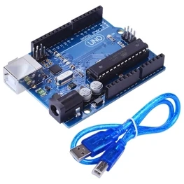 Arduino Uno DevCore R3 – ATmega328P Microcontroller Board with USB Cable (Arduino-Compatible)