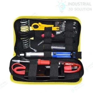 80W Digital Soldering Iron Kit – Adjustable Temp 15-Piece Set