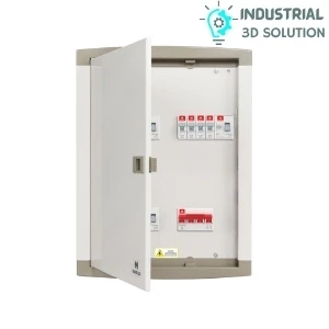Havells 4-12 Way DB Board (17.5x16x4) | Copper Busbar, IP40 Rated Panel for Home & Commercial Use