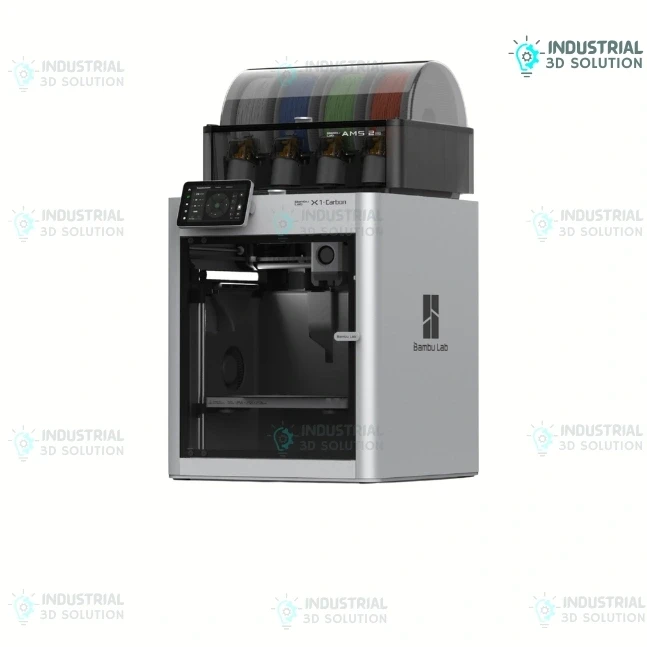 Bambu Lab X1E Enterprise CoreXY Industrial 3D Printer with AMS 2 Pro Multi-Material System | Enclosed High-Speed Professional FDM 3D Printer