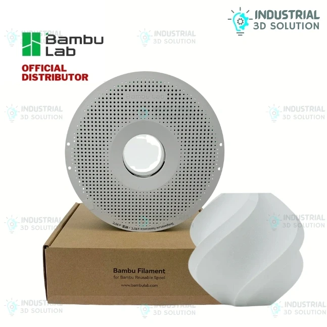 Bambu Lab PLA Aero 3D Printing Filament Gray (14104) – 1.75mm Lightweight High-Impact Filament for RC Planes