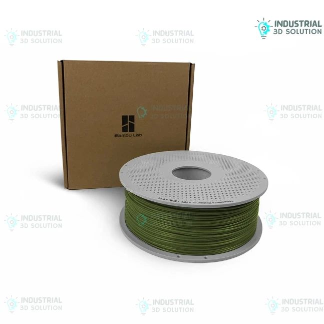 Bambu Lab PLA Matte Dark Green 3D Printing Filament 1.75mm (Spool-less)