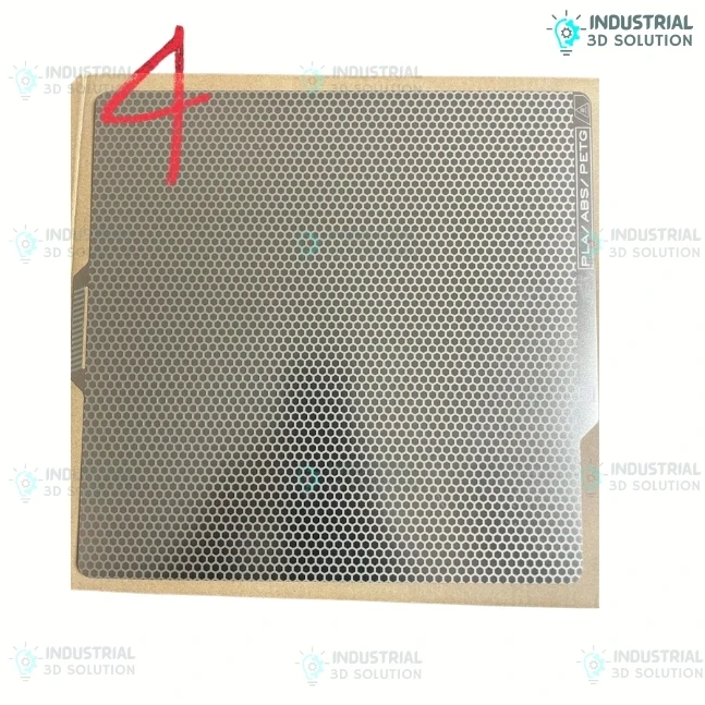 BeeLayers 257×257mm Honeycomb + Houndstooth Dual-Sided Build Plate for Bambu Lab X1 / P1 / A1 Series