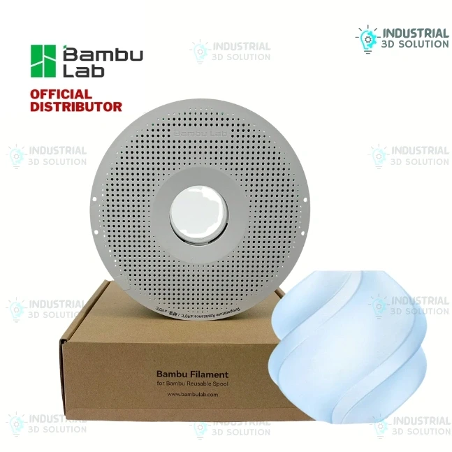 Bambu Lab PLA Translucent Ice Blue 3D Printing Filament 1.75mm (13610)