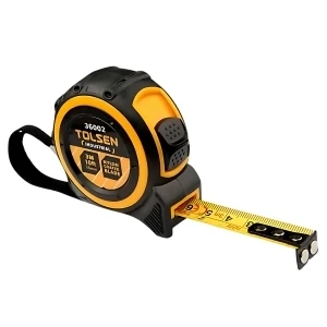 TOLSEN Brand 10M Magnetic Tape – 33ft Heavy Duty Nylon-Coated Measuring Tool (25mm Blade)