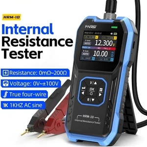 FNIRSI HRM-10– Battery Voltage & Internal Resistance Tester With Accessories