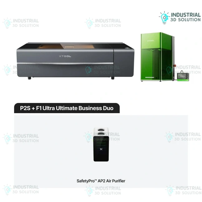 xTool P+F Ultimate Duo P2S + F1 Ultra Ultimate Business Duo CO₂ & Dual-Laser Production System
