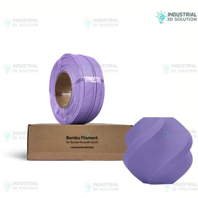 Bambu Lab PLA Matte Lilac Purple 3D Printing Filament 1.75mm (11700)