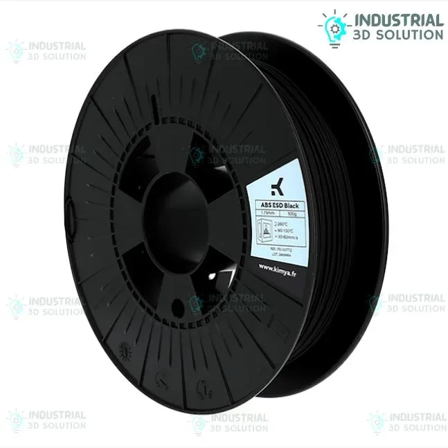 ABS ESD Black Filament - 1.75mm/2.85mm | Anti-Static & High Temp 3D Material