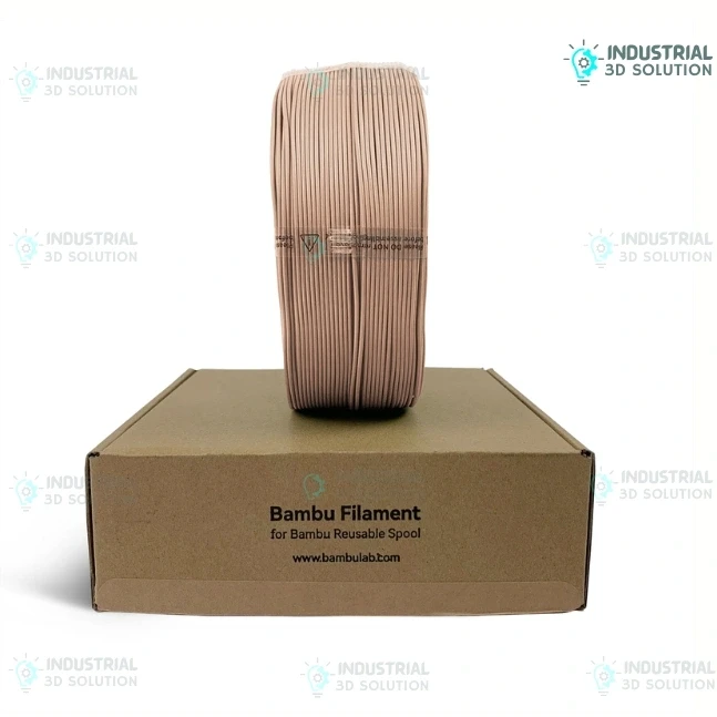 Bambu Lab PLA Matte Latte Brown 3D Printing Filament 1.75mm (11800)