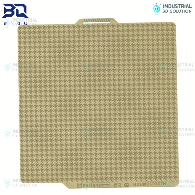 BIQU 257×257mm Dual-Texture Magnetic Build Plate – Honeycomb & Houndstooth PEI Surfaces for Bambu Lab 3D Printers