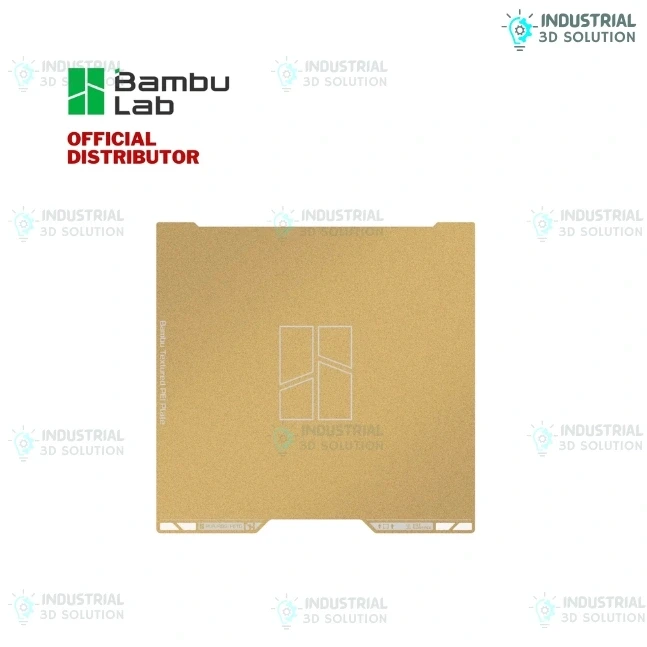 Bambu Lab Textured PEI Plate for H2D FAP025 – Original Spring Steel Build Plate for Professional 3D Printing