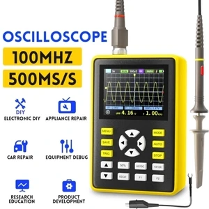 FNIRSI WavePro 5012H – 100MHz 500MS/s Digital Handheld Pocket Oscilloscope for On-the-Go Signal Testing & Circuit Diagnostics