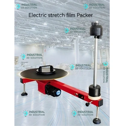 Automatic Electric Stretch Film Wrapping Machine | Fully Automatic Pallet Wrapping System for Industrial Packaging