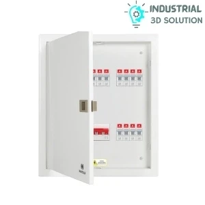 Havells 40A 3 Phase Selector DB – 4 Way (8+12), Horizontal 4 Quadrant Power Distribution Board