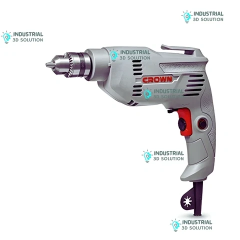 CROWN CT10070 400W Electric Drill Machine | 10mm High-Speed Power Drill for Wood, Metal & Home Workshop Use