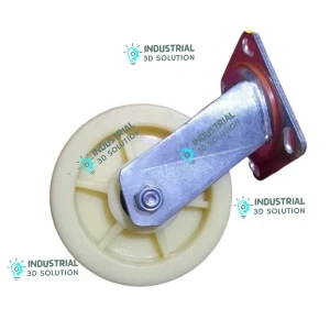 Nylon Caster Wheels (Multi Size) – Heavy-Duty Industrial Swivel & Fixed Wheels for Trolleys, Carts & Machinery