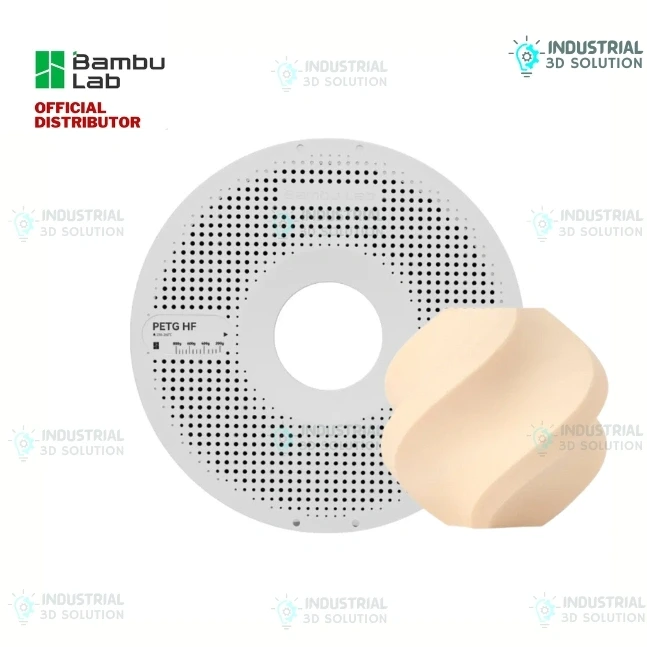 Bambu PETG HF High-Speed 3D Printing Filament 1.75mm Cream (33401)