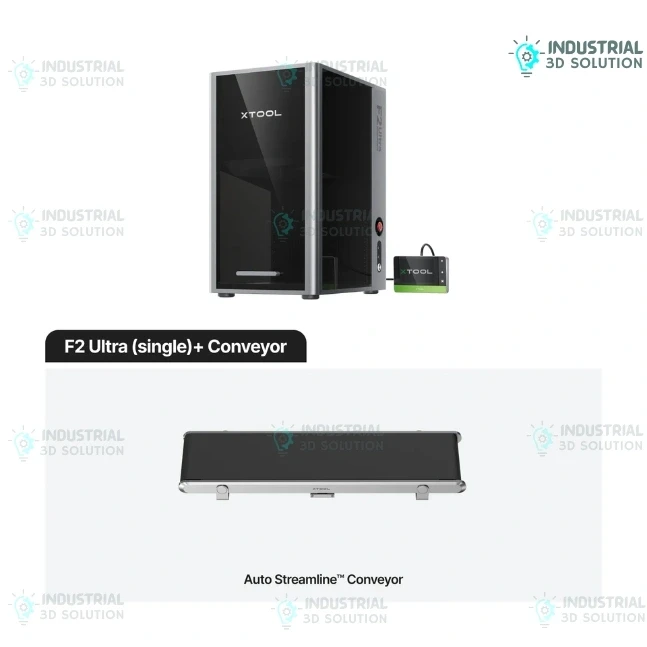 xTool F2 Ultra 60W MOPA & 40W Diode Dual Laser Engraver + Conveyor – F2 Ultra Single Laser Industrial System