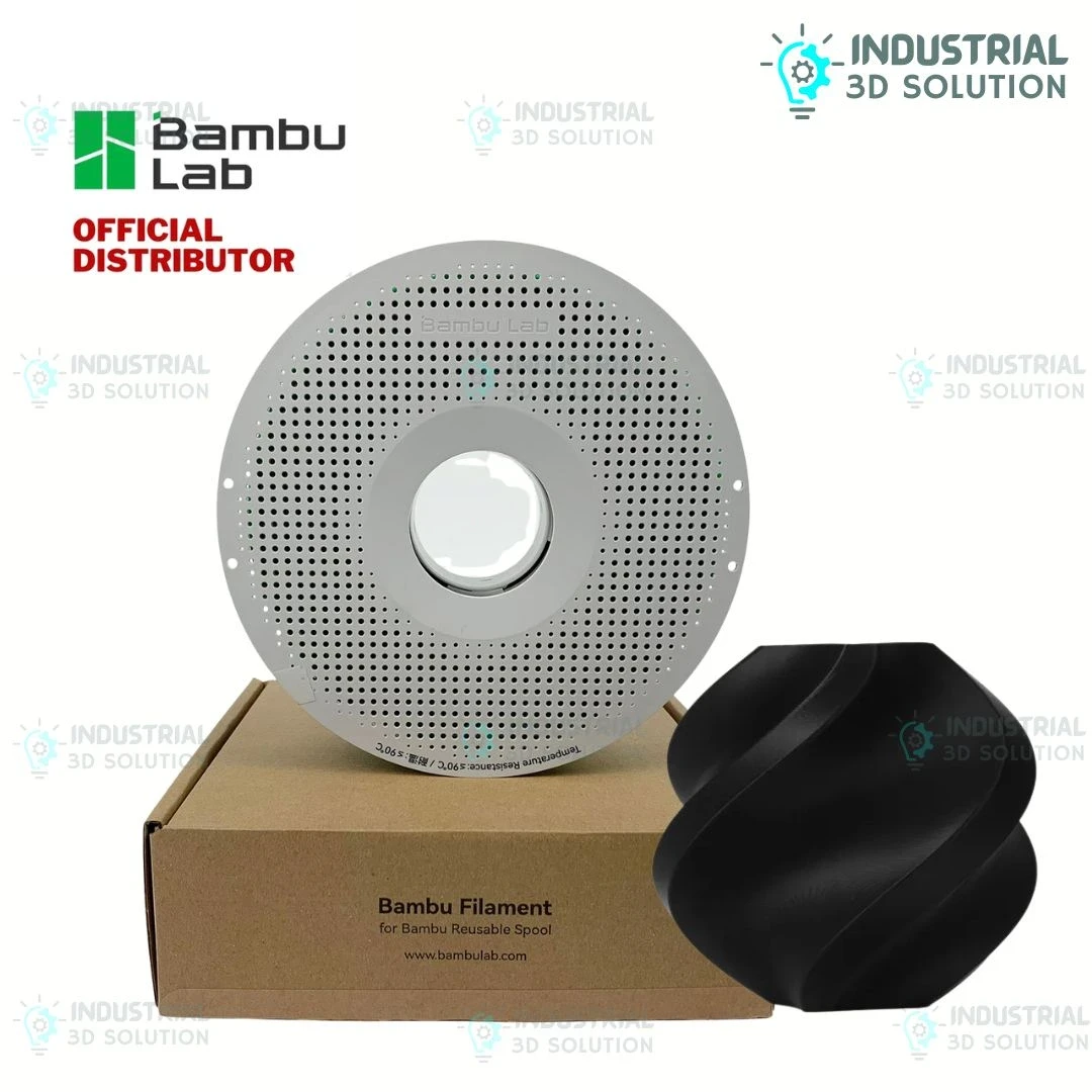 Bambu Lab ASA 3D Printing Filament Black (45101) – 1.75mm UV & Weather Resistant Engineering Filament