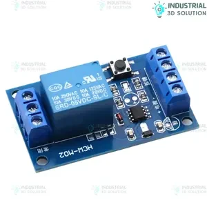 Relay Module 5V/12V Single Button Bistable Switch for Car Start-Stop and Self-Locking Control