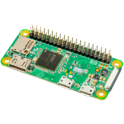 Raspberry Pi Zero WH with WiFi Bluetooth Pre-soldered 40-pin GPIO Header
