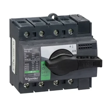 63A, 4P, IP40 Switch Disconnector - Schneider