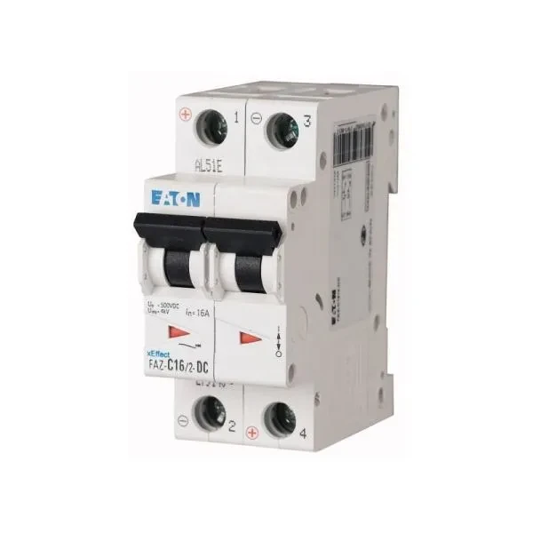50A, 4P, 15kA, MCB, (C-Curve) - Eaton