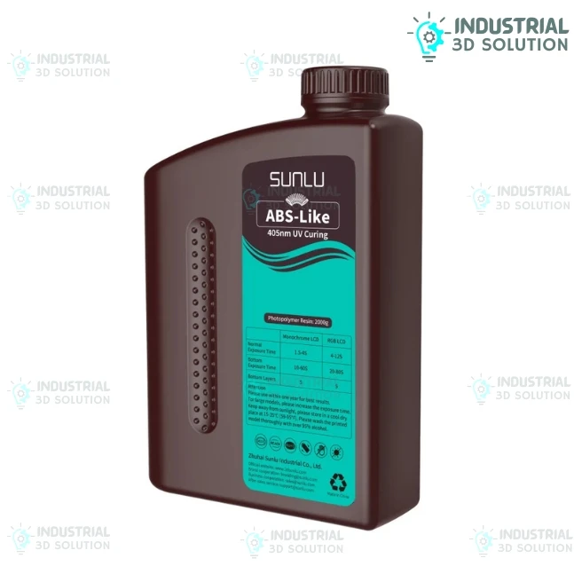 SUNLU ABS-Like Photopolymer Resin – 405nm Rapid UV Resin for High-Precision 3D Printing