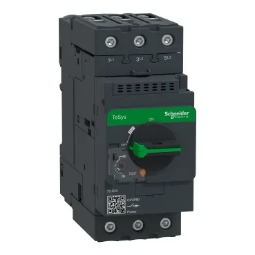 70…80A, 3P, 45kW, MPCB - Schneider