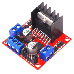 Red Color L298N L-298N 298N Motor Driver Dual Channel H-Bridge Motor Driver Control Module For Electronics Circuitry & Parts Arduino Raspberry Pi Smart Robot Car Projects - Solar Panel
