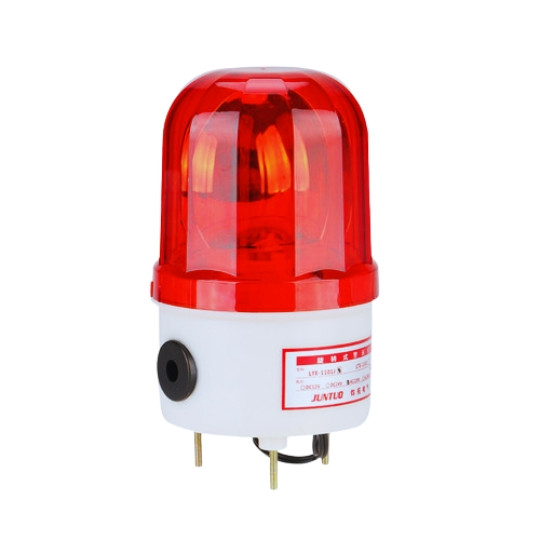 LTE-1101j 220v Warning Light amber alarm bulbs rotary industrial truck emergency warning light with buzzer