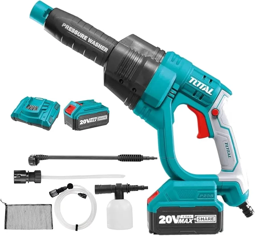 20V 24.8Bar Cordless Pressure Washer Total Brand TPWLI20084