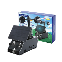 ACEBOTT IOT Weather Station Starter Kit Wind Speed Temperature Humidity Monitor Weather Forecast and Barometer for ESP32 Compatible With Arduino
