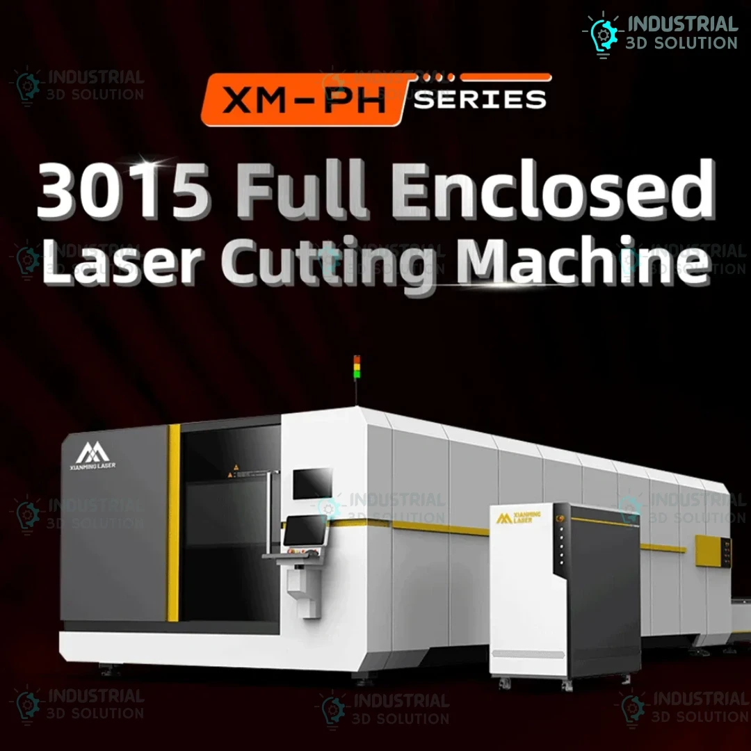 Fiber Laser Cutting Machine with Exchange Table XM-3015PH Industrial CNC Metal Cutter 1500W–30KW Power Range 3000×1500mm Working Area