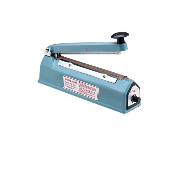 KINGSTAR PFS-200 Hand-Operated Impulse Sealers Hand-Pressure Sealing Machine Manual Plastic Bag Heat Closer Sealing Length 200mm 220V 50/60Hz (Times/min)