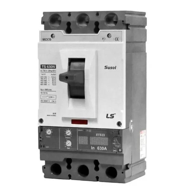 630A, 3P, 65KA, MCCB (Adjustable type) - LS