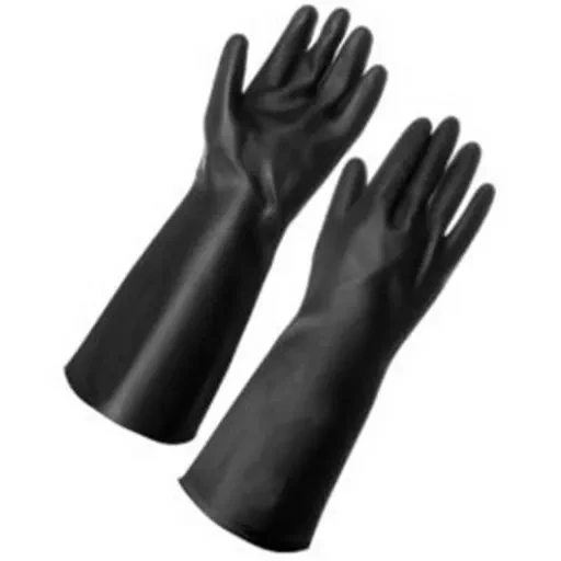 Anti Acid Industry Chemical Resistant Rubber Gloves
