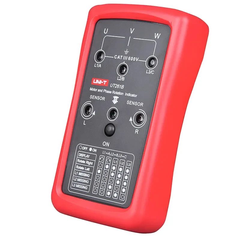 UNI-T UT261B Digital Phase Sequence And Motor Rotation Indicator Tester