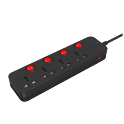 Walton Extension Socket(2 Pin Plug, 2500 Watt)